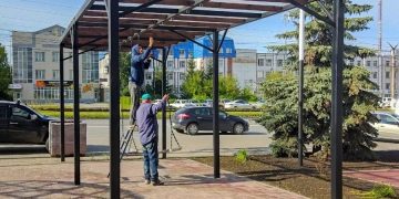 Идём гулять. Ход работ на проспекте Мира и в парке «Дворцовый» в Златоусте оценили комиссионно