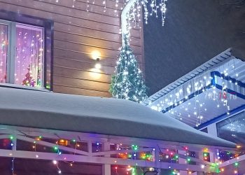 Настроили на праздник. В Златоусте назвали самый нарядный новогодний дом