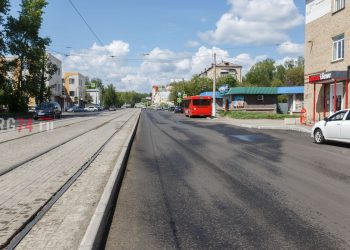 Ровными шагами. В Златоусте отремонтировали одну из самых оживлённых магистралей