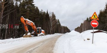 Заморозили до весны. Ремонт дороги до Чёрной скалы около Златоуста встал на паузу