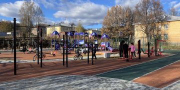 Далеко и близко. В отдалённом районе Златоуста построили современную спортивную площадку