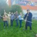 Павел Петрович, примите поклон! Барды Златоуста высадили деревья у памятника Аносову